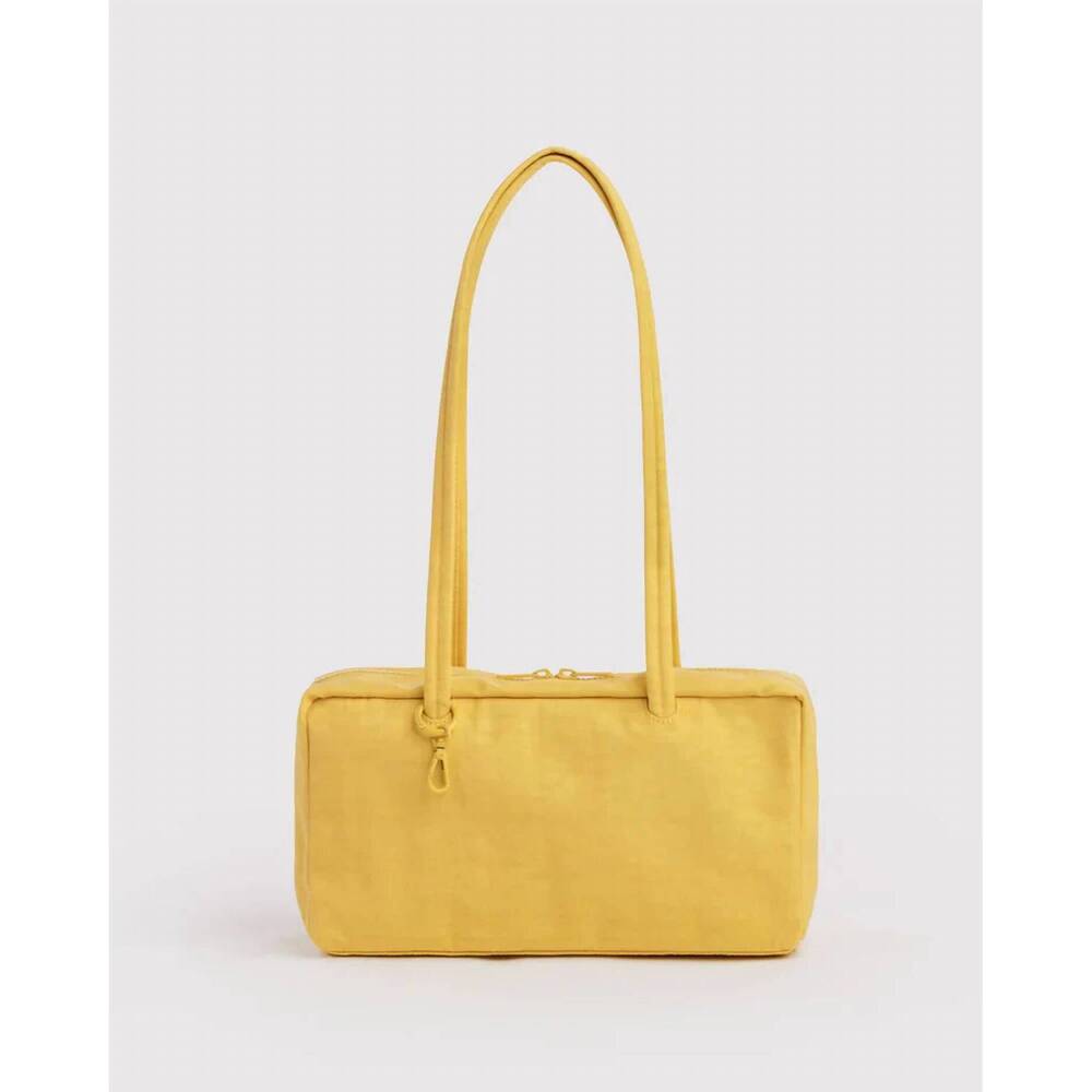 NEW BAGGU women's nylon bowler bag in sunflower